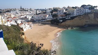 Carvoeiro Unveiled Beaches Cliffs and Charm  Algarve Portugal [upl. by Aicirtac]