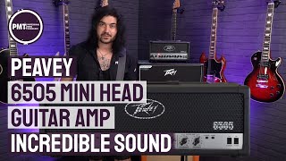 Peavey 6505 MH Mini Guitar Amp Head  20 Watts Of Power In An Incredible Mini Metal Amp [upl. by Marceau943]