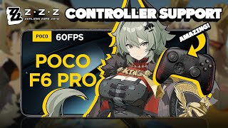 ZZZ ON POCO F6 PRO CONTROLLER SUPPORT  ZENLESS ZONE ZERO SHIYU DEFENSE GAMEPLAY  60FPS [upl. by Dranrev796]