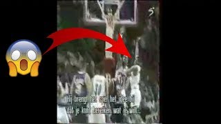 Muggsy Bogues BLOCKS Patrick Ewing RARE FOOTAGE [upl. by Cassi403]