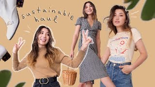 SUSTAINABLE HAUL 🌿 reformation redone vintage [upl. by Can]