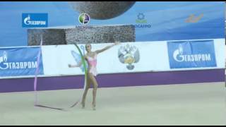 Yana Kudryavtseva ribbon  World Cup Saint Petersburg 2013 [upl. by Edals]