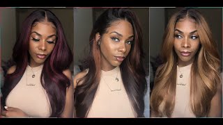 5 Color Showcase  Outre Melted Hairline Synthetic Lace Front Wig  Kamiyah  HAIRSOFLY [upl. by Eedissac]