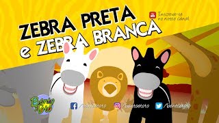 Bento e Totó  Zebra Preta e Zebra Branca Desenho Infantil [upl. by Aida]