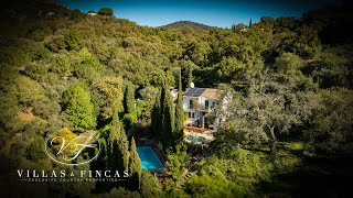 Country villa with private forest for sale in Casares Andalusia Southern Spain [upl. by Frisse]