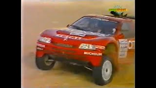 1993 Pharaohs Rally Raid  Stage 13  Citroen ZX  Mitsubishi Pajero  Eurosport [upl. by Enoryt]