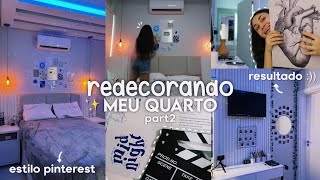 redecorando meu quarto💙 estilo pinterest ep2 [upl. by Lena]