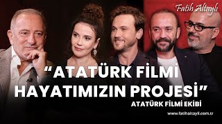 Atatürk filmi Aras Bulut İynemli amp Songül Öden amp Sarp Akkaya amp Mehmet Ada Öztekin ve Fatih Altaylı [upl. by Cowden572]