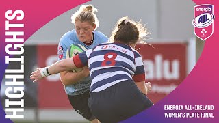 EnergiaAIL Highlights Galwegians v Blackrock College Energia AllIreland Womens Plate Final [upl. by Atnuhs]