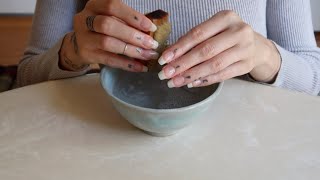 ASMR hand rituals amp natural nail care whisper 😌🌸 [upl. by Jacobsohn]