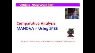 2 MANOVA  Using SPSS [upl. by Ursola]