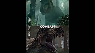 Big Eatie JW Camp Cretaceous vs Rexy JW Dominion  Battle [upl. by Alekim]