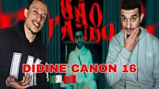 Didine Canon 16  SAO PAULO Reaction🇲🇦🇩🇿 Cherrat  🔥🔥 [upl. by Eldoree697]