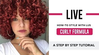 Live Recap Full Curly Hair Styling Tutorial [upl. by Ilak24]