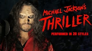 Michael Jackson  Thriller  Ten Second Songs 20 Style Halloween Cover [upl. by Hayott]