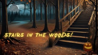 Stairs in the woods 👻🎃🎃 Halloween asmr happyhalloween relaxing foryou [upl. by Aicilat]