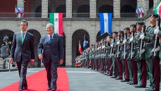 Visita Oficial del señor Salvador Sánchez Cerén Presidente de la República de El Salvador [upl. by Ika]