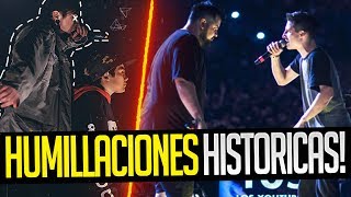 RIMAS que dieron lugar a HUMILLACIONES HISTÓRICAS  Batallas de Rap [upl. by Demodena513]