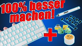 Der ultimative Keyboard Modding Guide  mechanische gaming Tastatur unter 60€ RK61 Royal Kludge [upl. by Lennej]