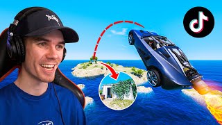 I Tried VIRAL TikTok STUNTS In GTA 5 [upl. by Alain533]