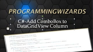 Adding ComboBox Column to DataGridView [upl. by O'Rourke]