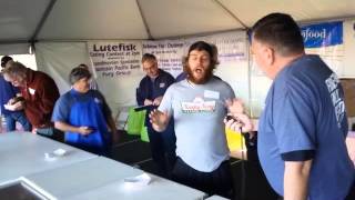 2015 Lutefisk Eating Championships [upl. by Hagood428]