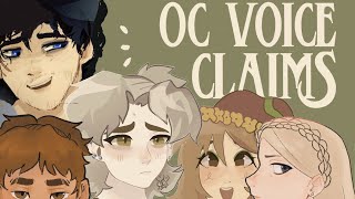 Oc Voice Claims Vona Webtoon [upl. by Amadeo]