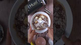 Brownie Baked Protein Oats 🥣 [upl. by Helenka]