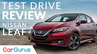 Nissan Leaf Test Drive Review  Over 200 miles of range [upl. by Coltin]