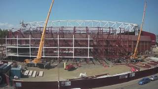 Tynecastle Park Timelapse February 17 to May 17 [upl. by Felicie]