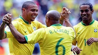 Brazil 2006 ● Magic Times ● Ronaldinho ● Adriano ● Ronaldo ● Kaká ● RCarlos ● Robinho ● Juninho [upl. by Aleil]