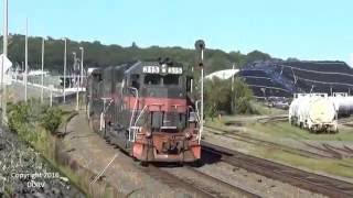 Railfanning Pan Am and Amtrak around Portland Maine 8232016 [upl. by Sheley]