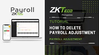 ZKPayroll  Payroll Adjustment  How to Delete [upl. by Estella]