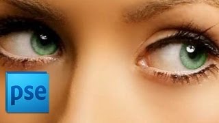 Photoshop Elements Tutorial  Changing Eye Color [upl. by Egroej]