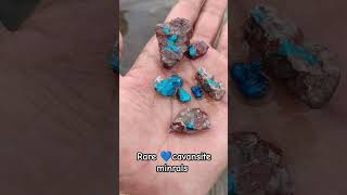 💙 Today I found cavansite minralsgemstones geology india viralvideo youtubeshorts trending [upl. by Enneyehc]