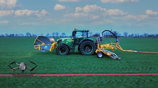 Sleepslang bemesten door TROVEE Staphorst Agrarisch loonwerk [upl. by Eicam]