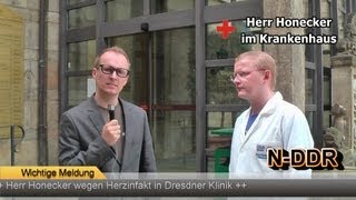 DDR Nachrichten Herr Erich Honecker im Krankenhaus 25 Jahre Mauerfall [upl. by Utta585]