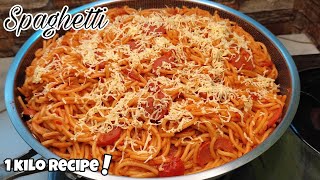 Tastiest Spaghetti Recipe  Pinoy Style Spaghetti  WAIS NA NANAY [upl. by Nortyad]