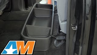 20092014 F150 Husky Gearbox Storage Systems Under Seat Storage Box SuperCab amp SuperCrew Review [upl. by Kinnon920]