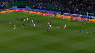 Sporting CPs Zeno Debast stunning goal vs Lille buildup  Sporting CP vs Lille 20 UCL highlights [upl. by Eicul]