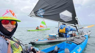 Kayak a vela por la laguna en Fajardo PR [upl. by Ahsei237]