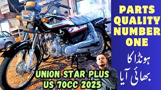 UNION STAR PLUS US 70CC 2025  features  parts quality  price [upl. by Dowdell338]