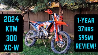 2024 KTM 300 XCW  1Year Ownership  37hrs 595 miles [upl. by Seraphim]