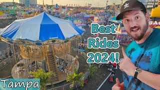 5 Best Rides at the 2024 Florida State Fair FLStateFair2024 [upl. by Vaish782]