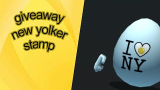 new yolker stamp giveaway [upl. by Ttoile]