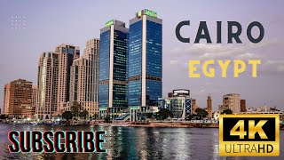 Cairo Amazing 4k drone footage  Egypt [upl. by Htennek949]