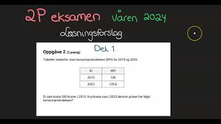 2P Eksamen KPI v 2024 [upl. by Gnen]