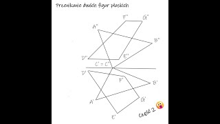 Geometria wykreślna rzuty Mongea przenikanie dwóch figur cz2 [upl. by Wit]