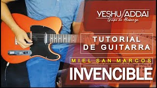 Invencible Miel San Marcos Guitarra Eléctrica  TutorialCover [upl. by Westberg193]