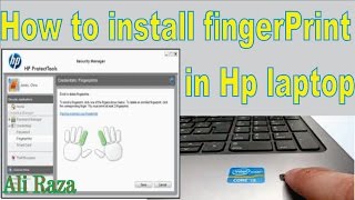 How to Enable and Install FingerPrint Driveramp Software in Hp Laptop [upl. by Adali]